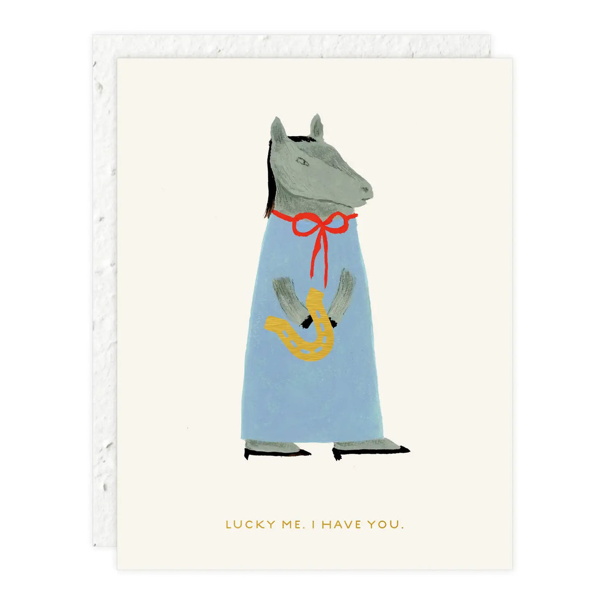 Lucky Horse Greeting Card