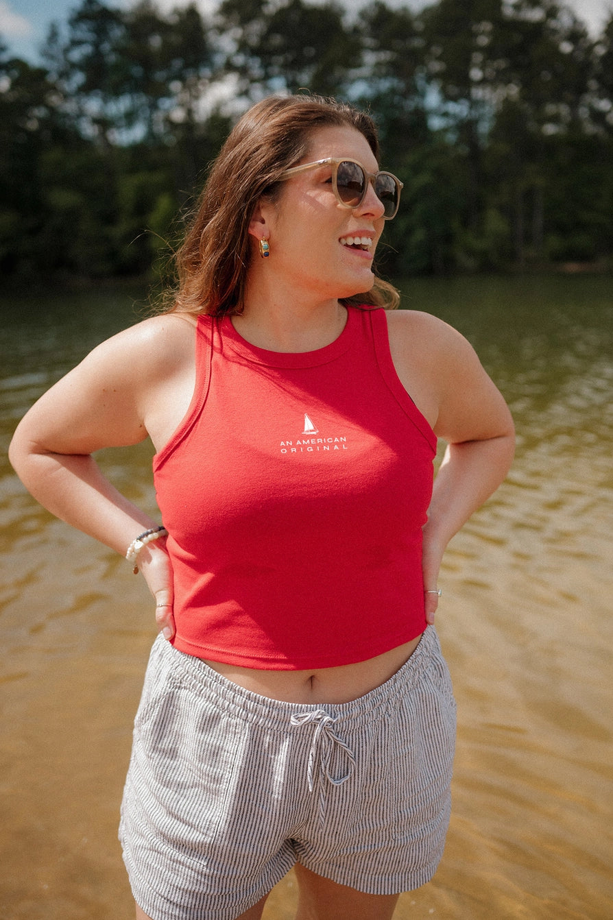 American Original Racer Tank | Red