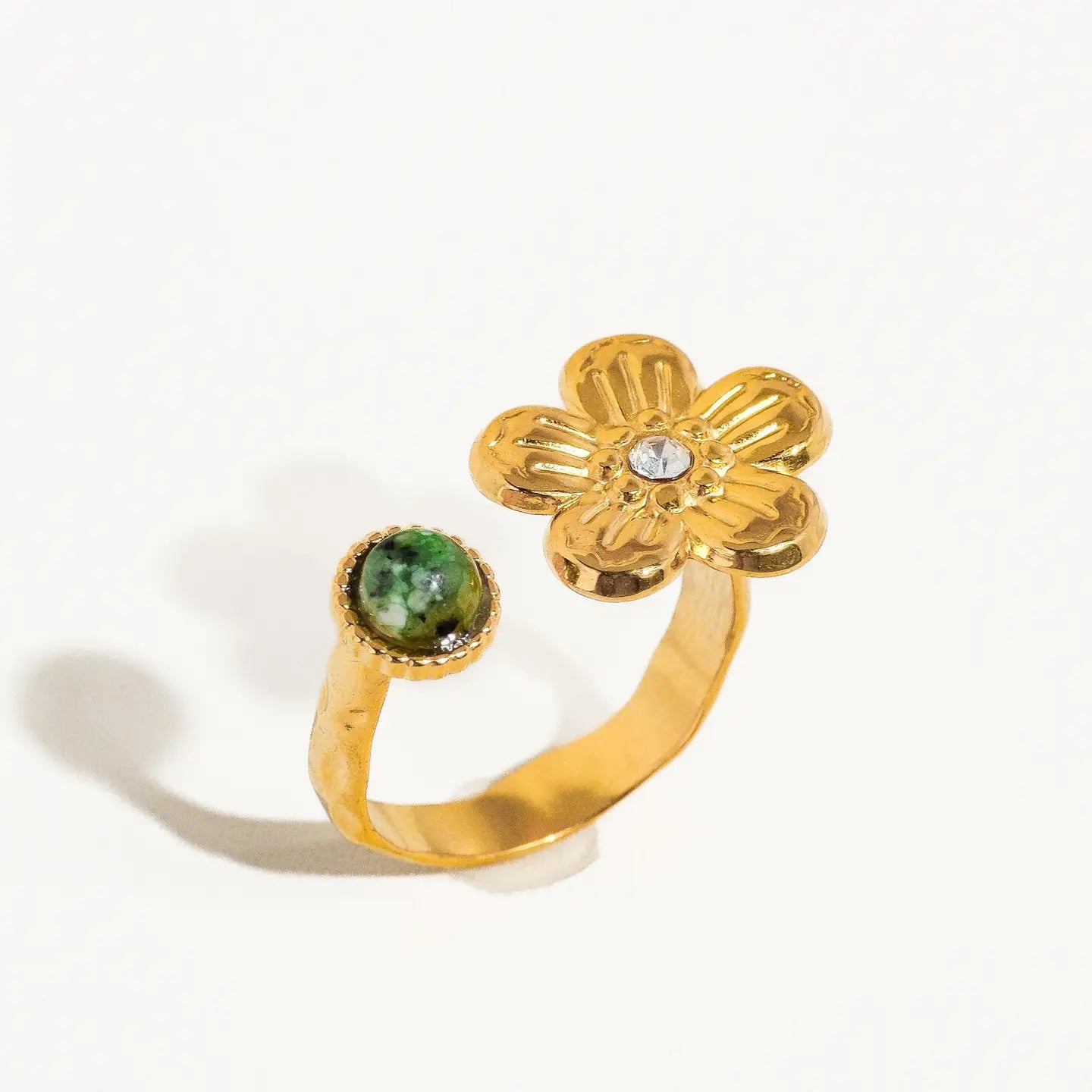 Marigold Non-Tarnish Adjustable Ring