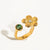 Marigold Non-Tarnish Adjustable Ring