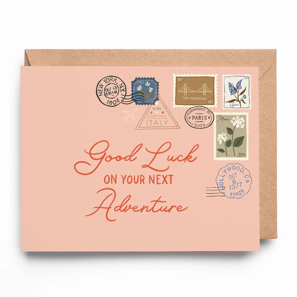 Good Luck On Your Adventure Card