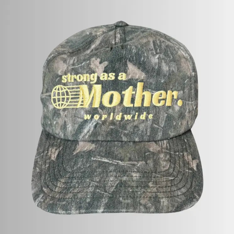 Strong As A Mother Vintage Snapback Hat | Mossy Oak