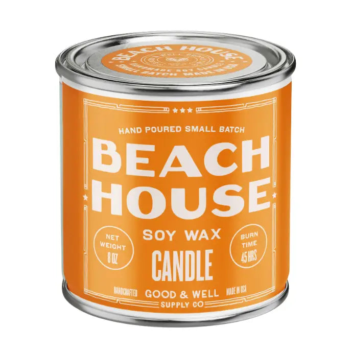 Beach House Soy Candle | 8 Oz.