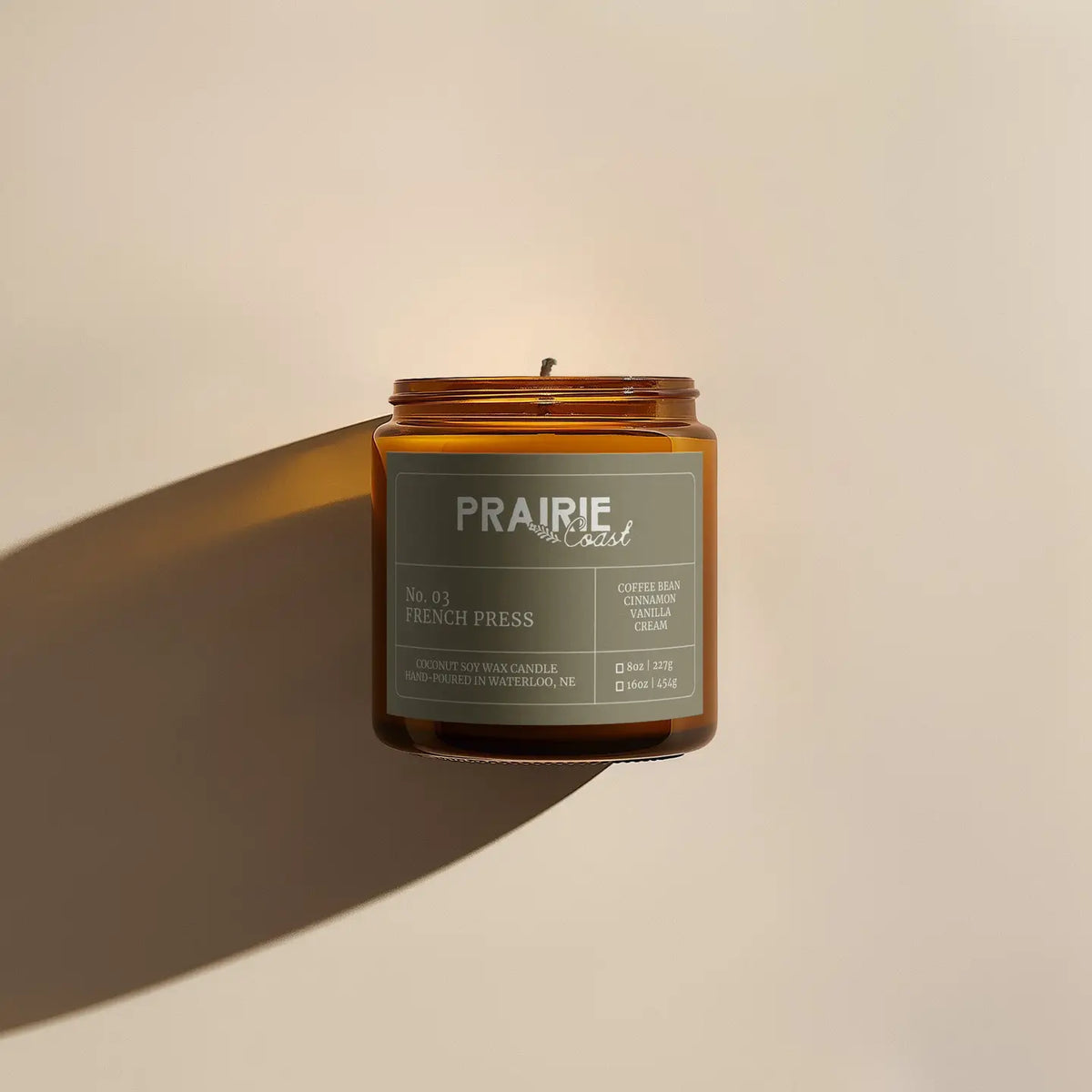 Prairie Coast 8 oz. Candle | French Press