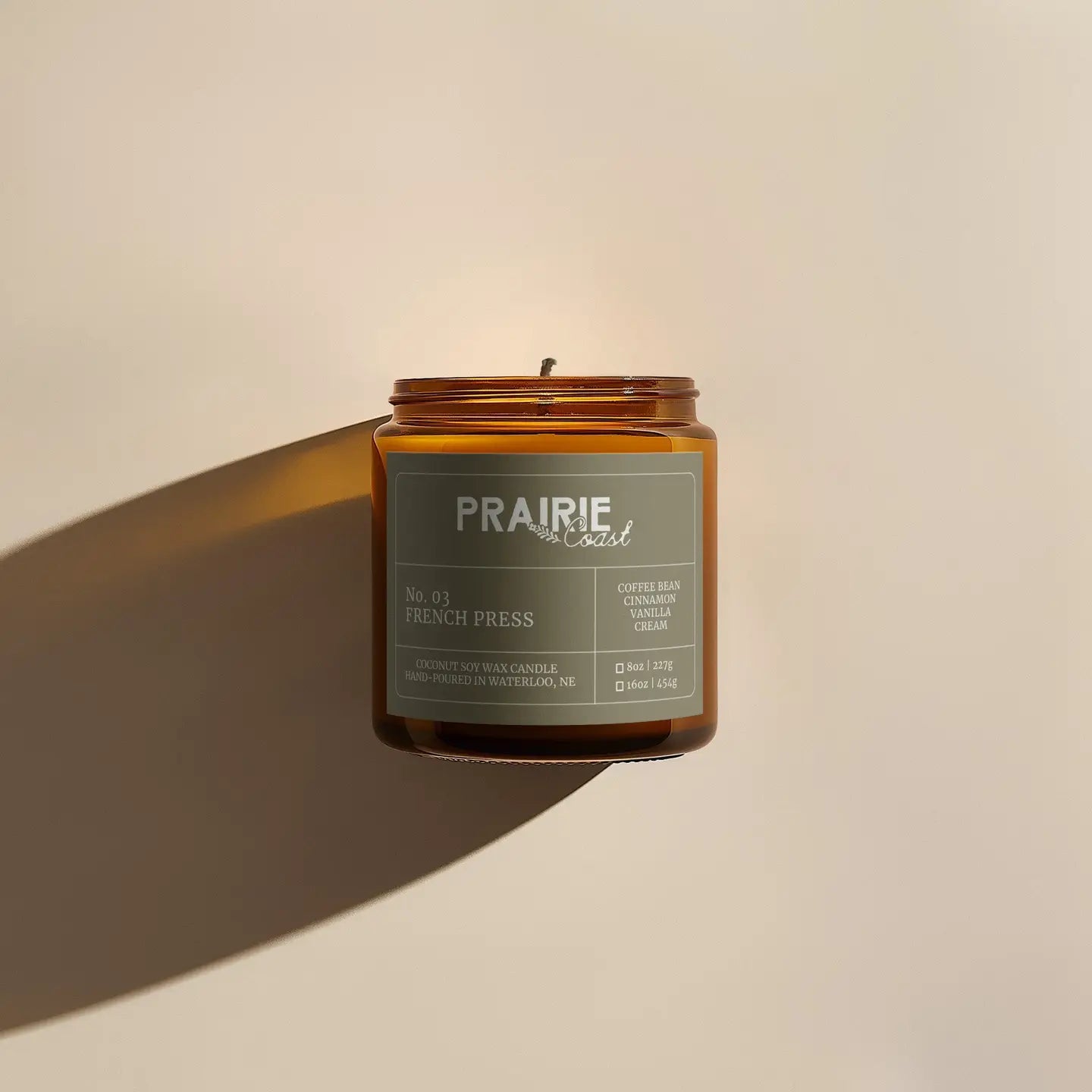 Prairie Coast 8 oz. Candle | French Press