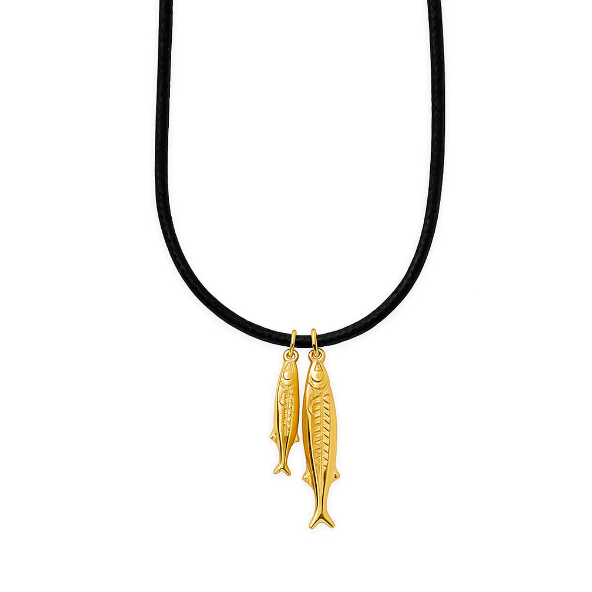 Ellie Vail Double Fish Cord Necklace