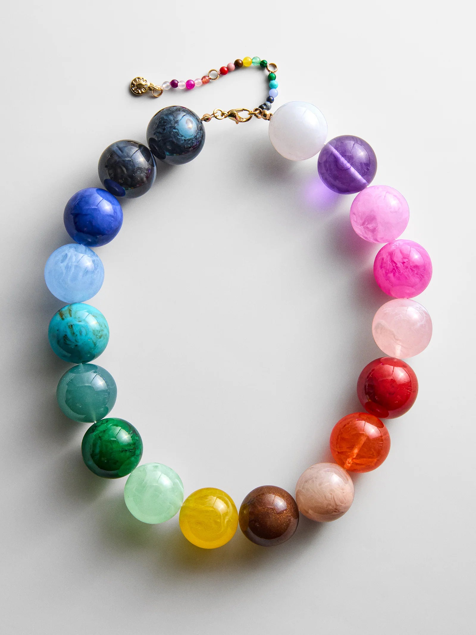 Jane Beaded Necklace | Rainbow Multi