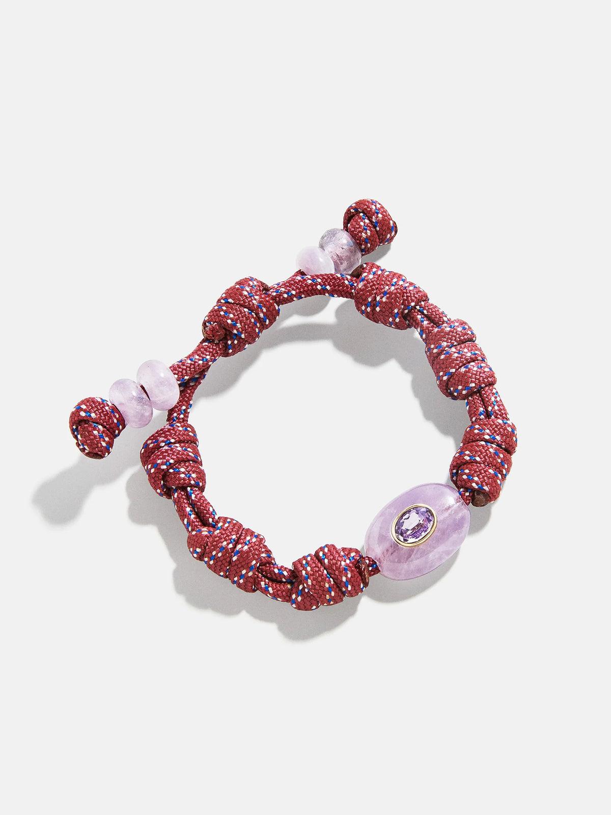 True Aura Semi-Precious Paracord Bracelet | Light Amethyst