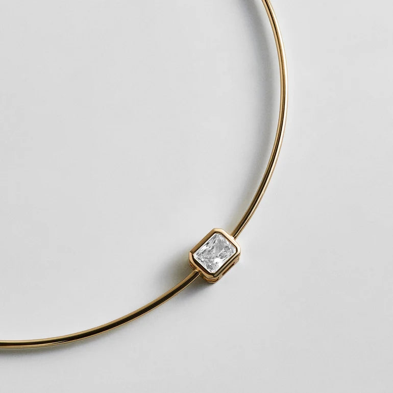 Bauble Bar Stacey CZ Collar Necklace