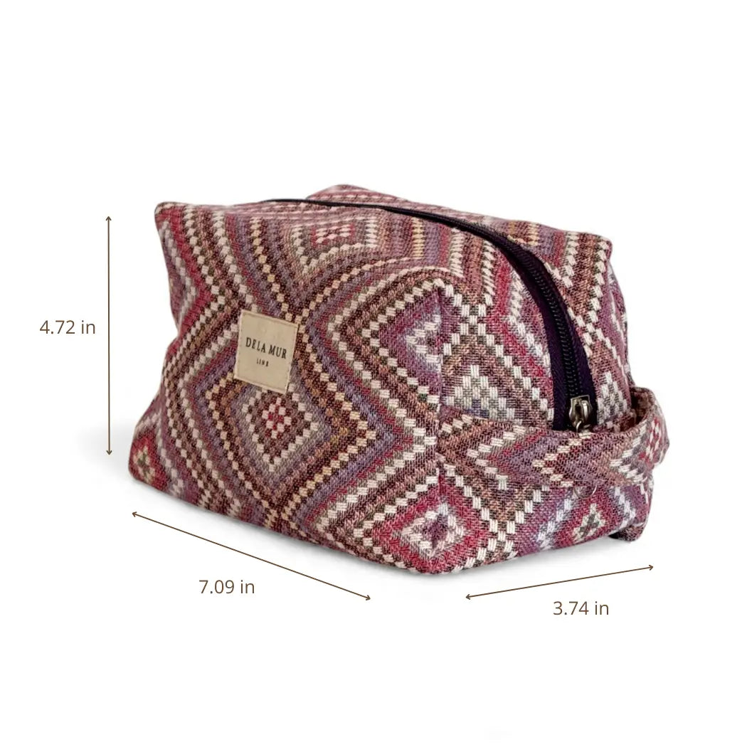 De La Mur Squared Makeup Pouch | Nana Print