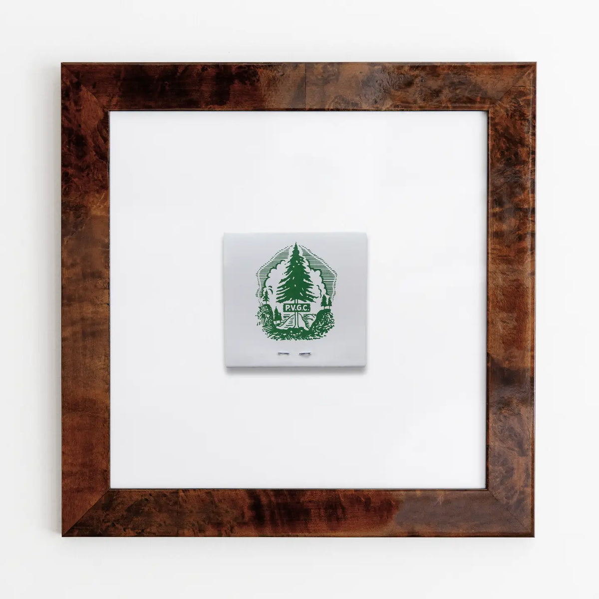 Pine Valley Golf Club Matchbook Art Print | 12x12