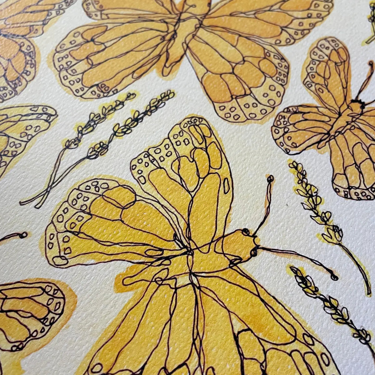 Kim Hoppe 11x14 Art Print | Butterfly