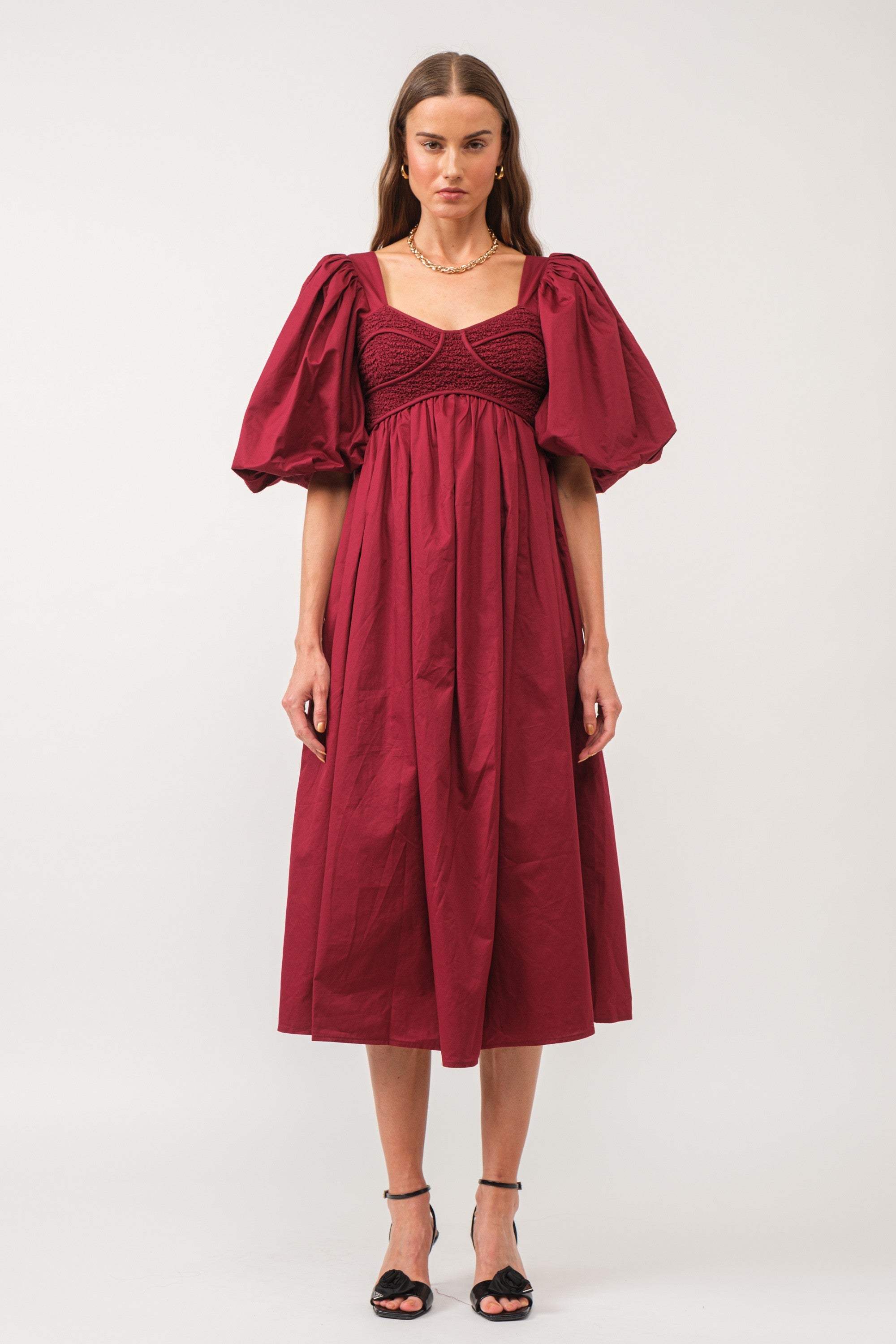 Holly Dress | Cranberry