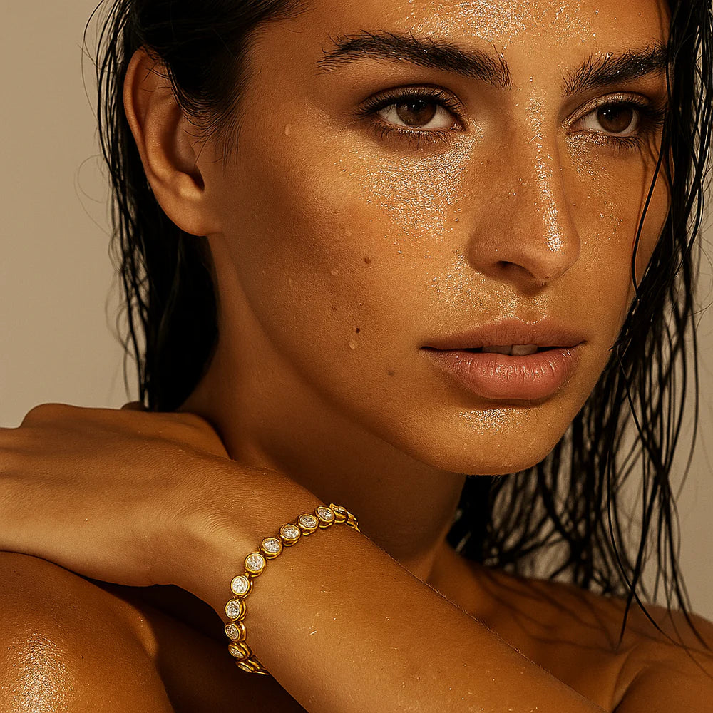 Ellie Vail Caella Bezel Tennis Bracelet