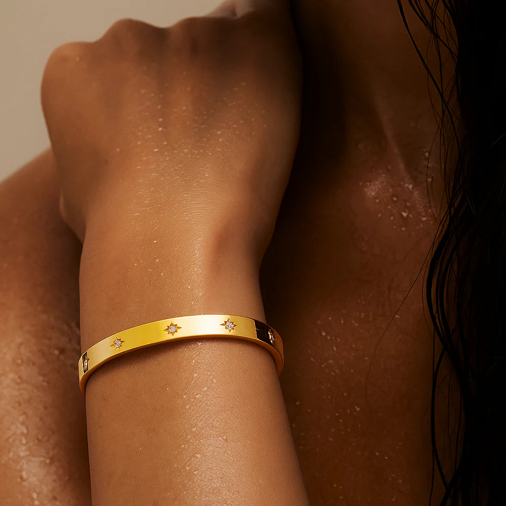 Ellie Vail Coda North Star Bangle Bracelet
