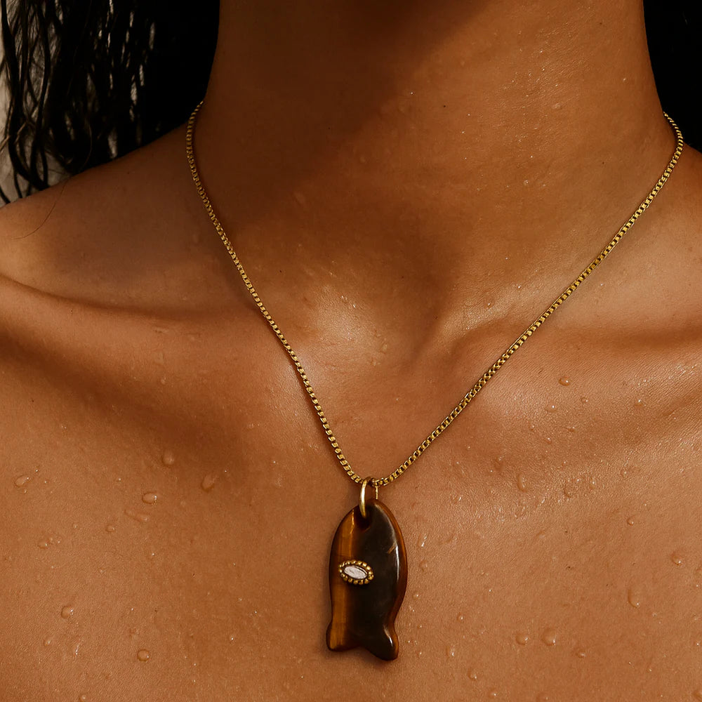 Ellie Vail Eden Fish Pendant Neckalce