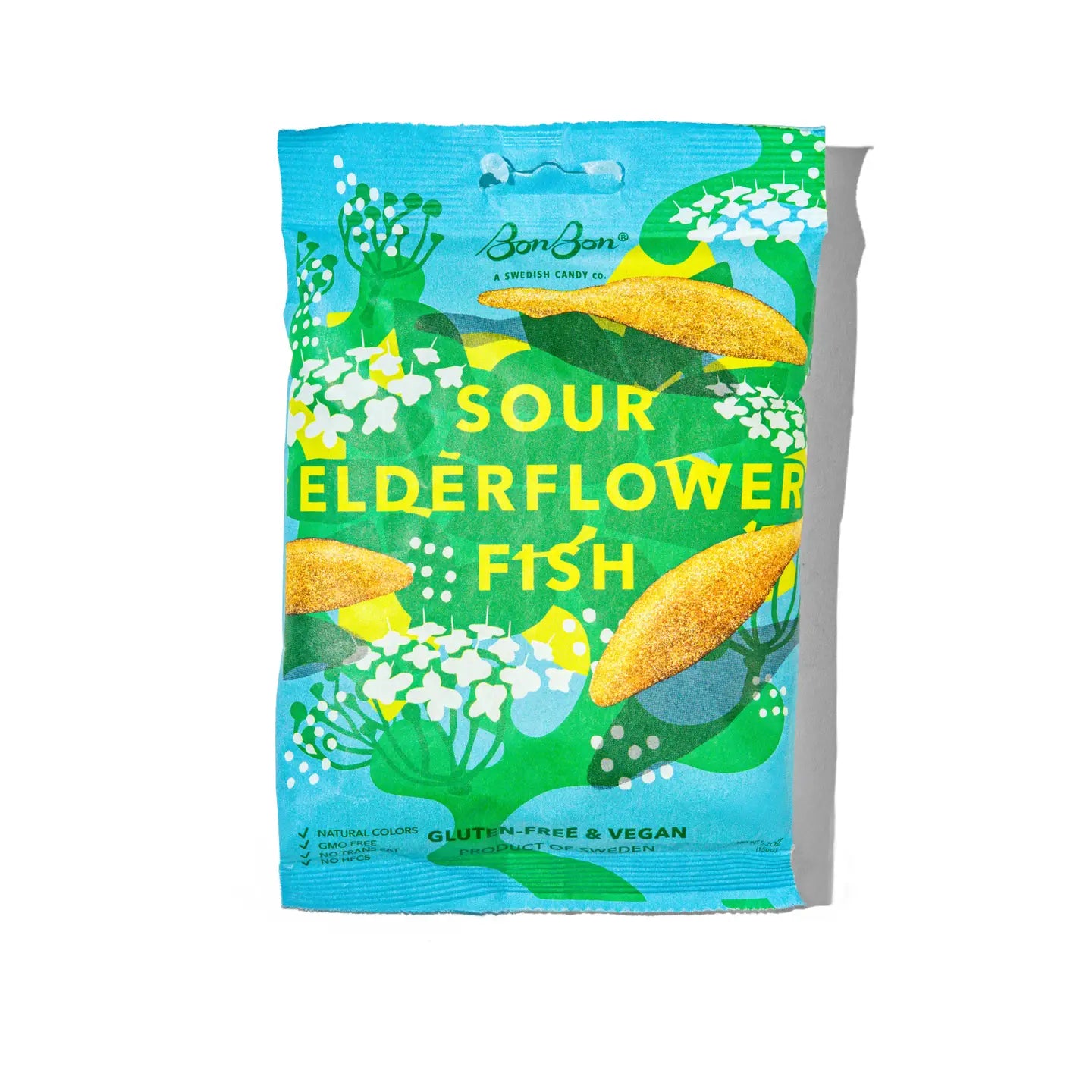 BonBon Swedish Candy | Sour Elderflower Fish
