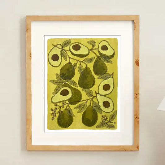 Kim Hoppe 11x14 Art Print | Avocado
