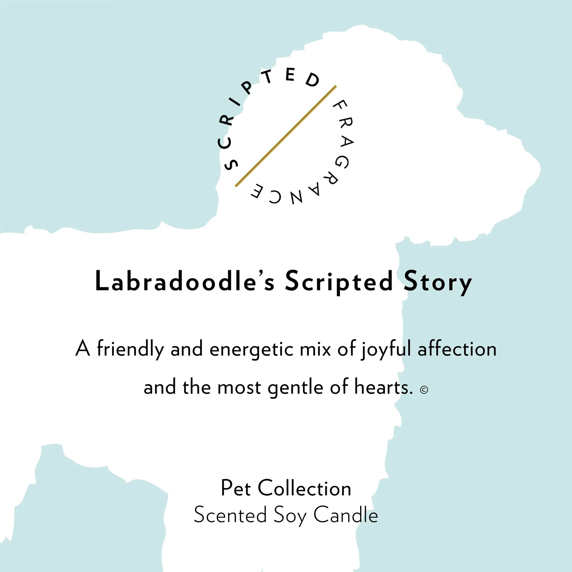 Scripted Fragrance Candle | Labradoodle