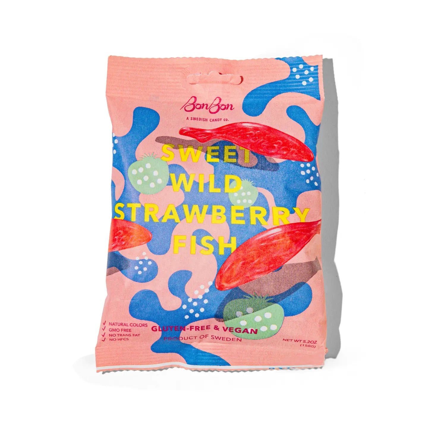 BonBon Swedish Candy | Sweet Wild Strawberry Fish