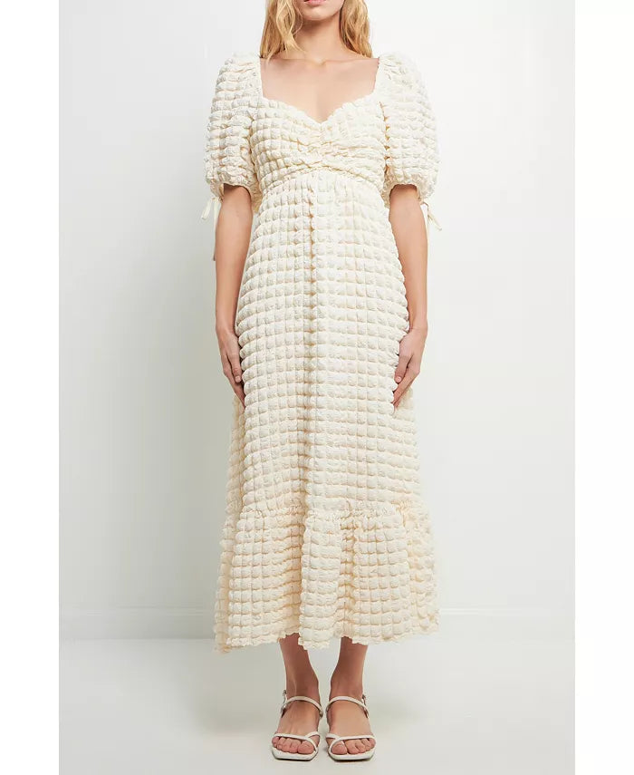 Endless Rose Bubble Maxi Dress | Cream