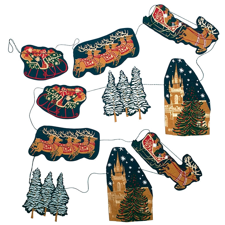 Christmas Skyline Garland