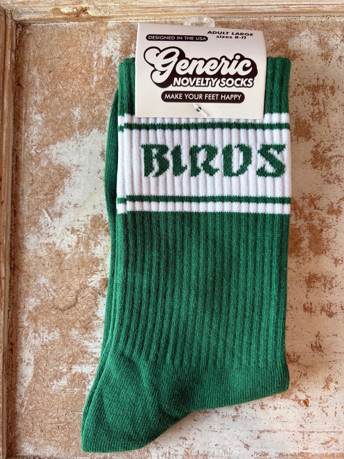 Eagle's Birds Socks | Kelly Green