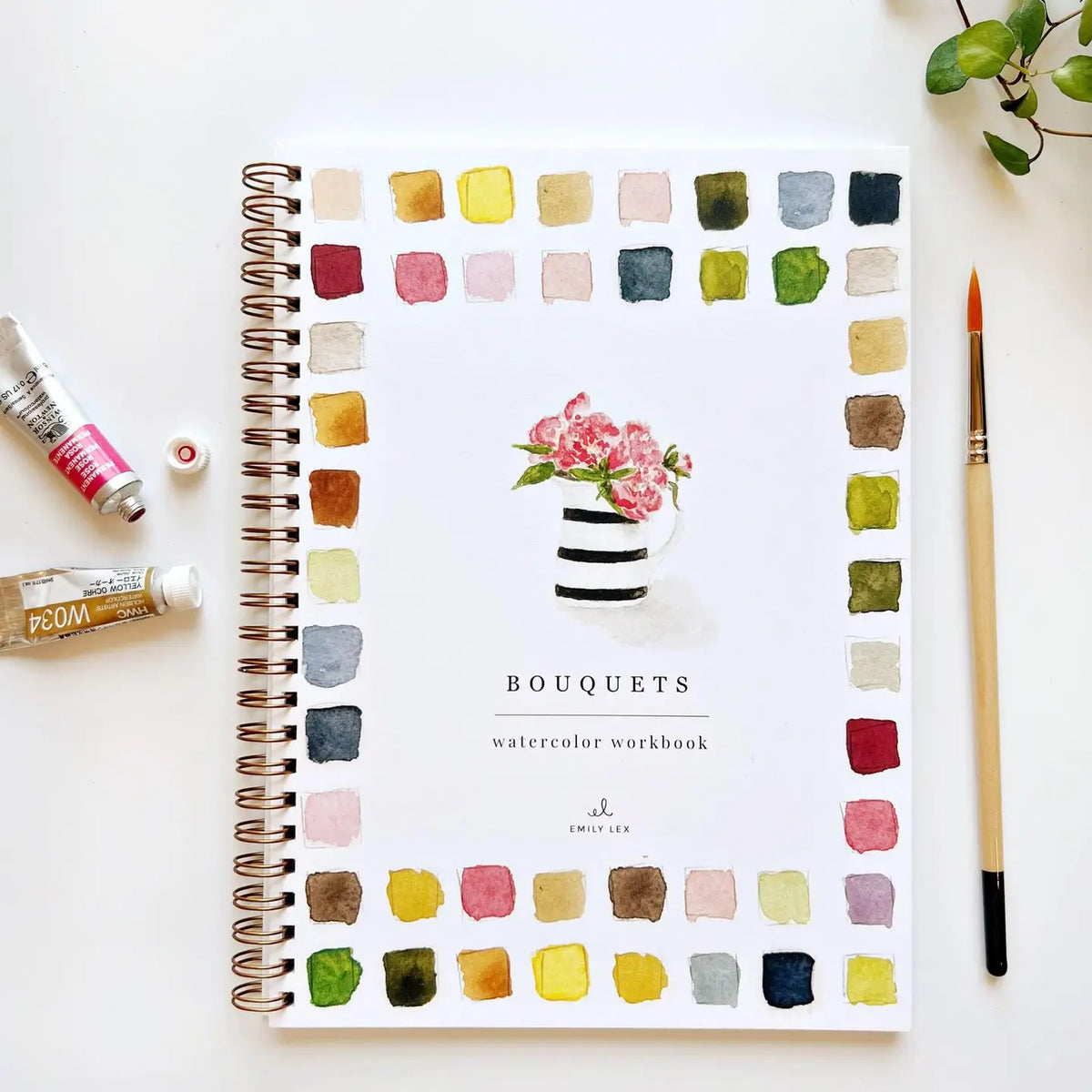 Emily Lex Studio | Bouquets Watercolor Workbook