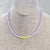 Mia Delicate Beaded Necklace | Lilac Lemon