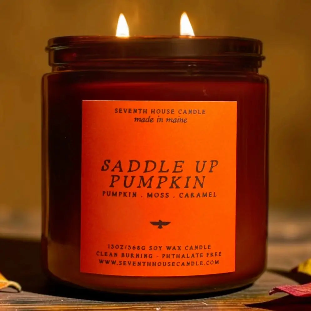 Seventh House Candle 13 oz | Saddle Up Pumpkin