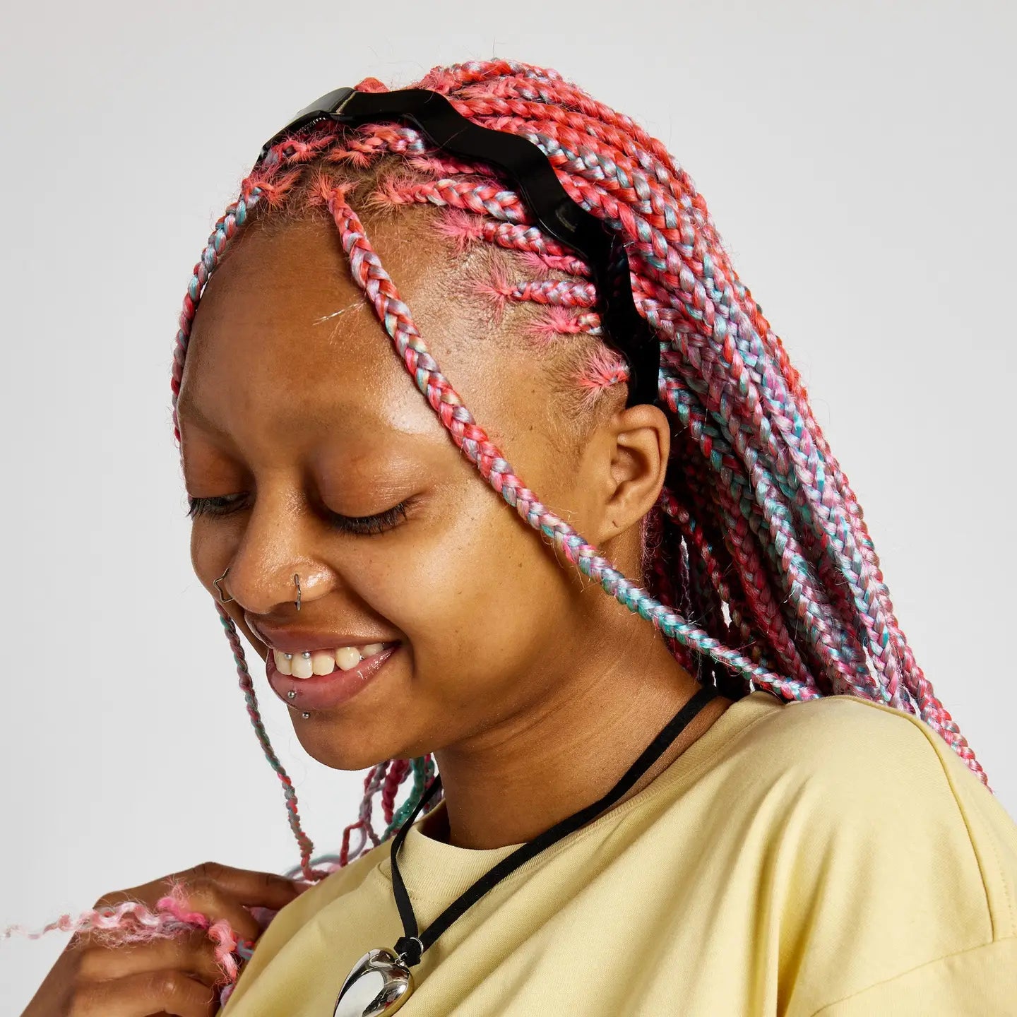 Chunks Wavy Headband | Black