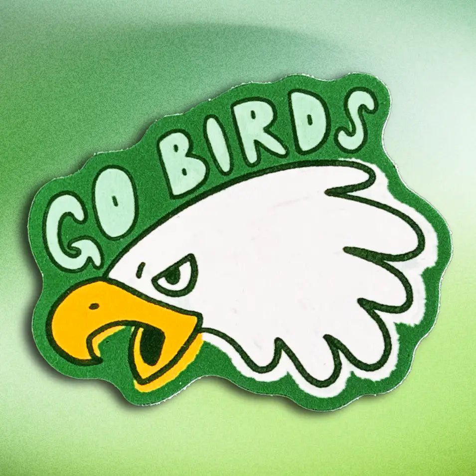 Go Birds Eagle Sticker
