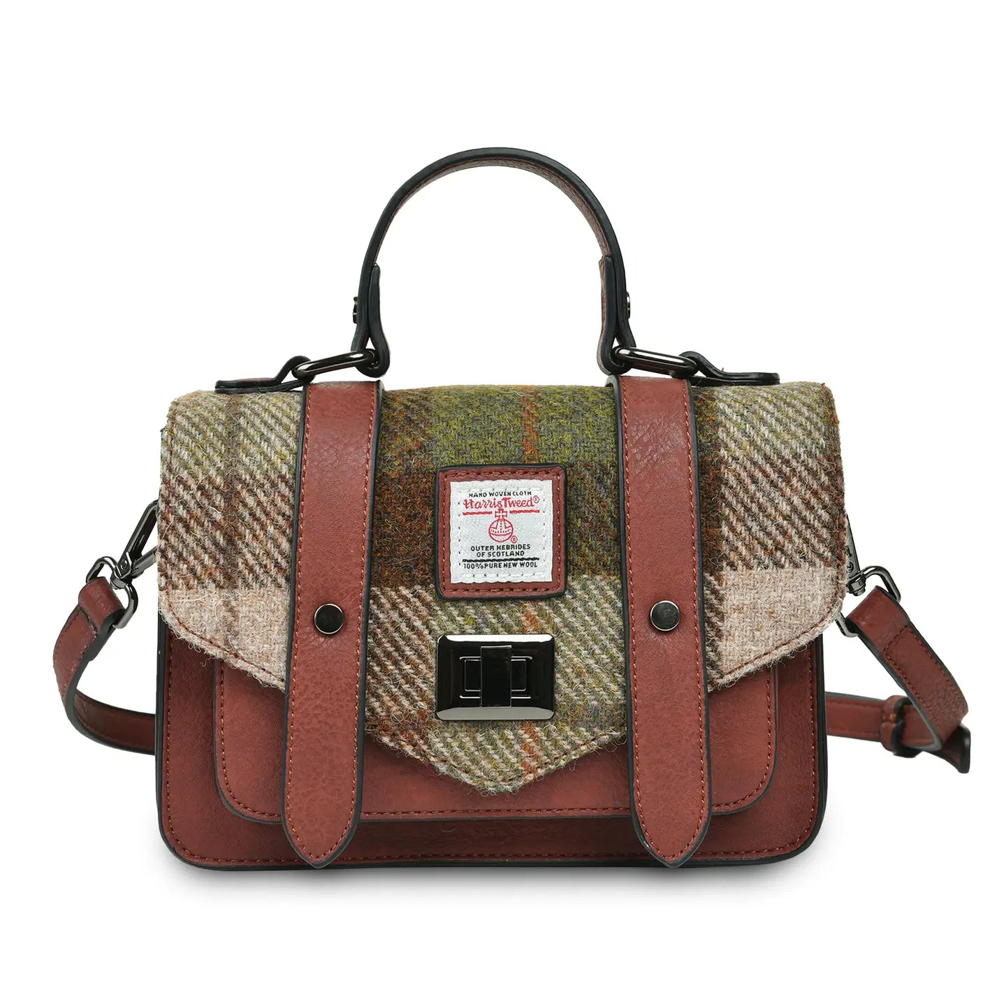 The Mini Satchel | Chestnut Tartan