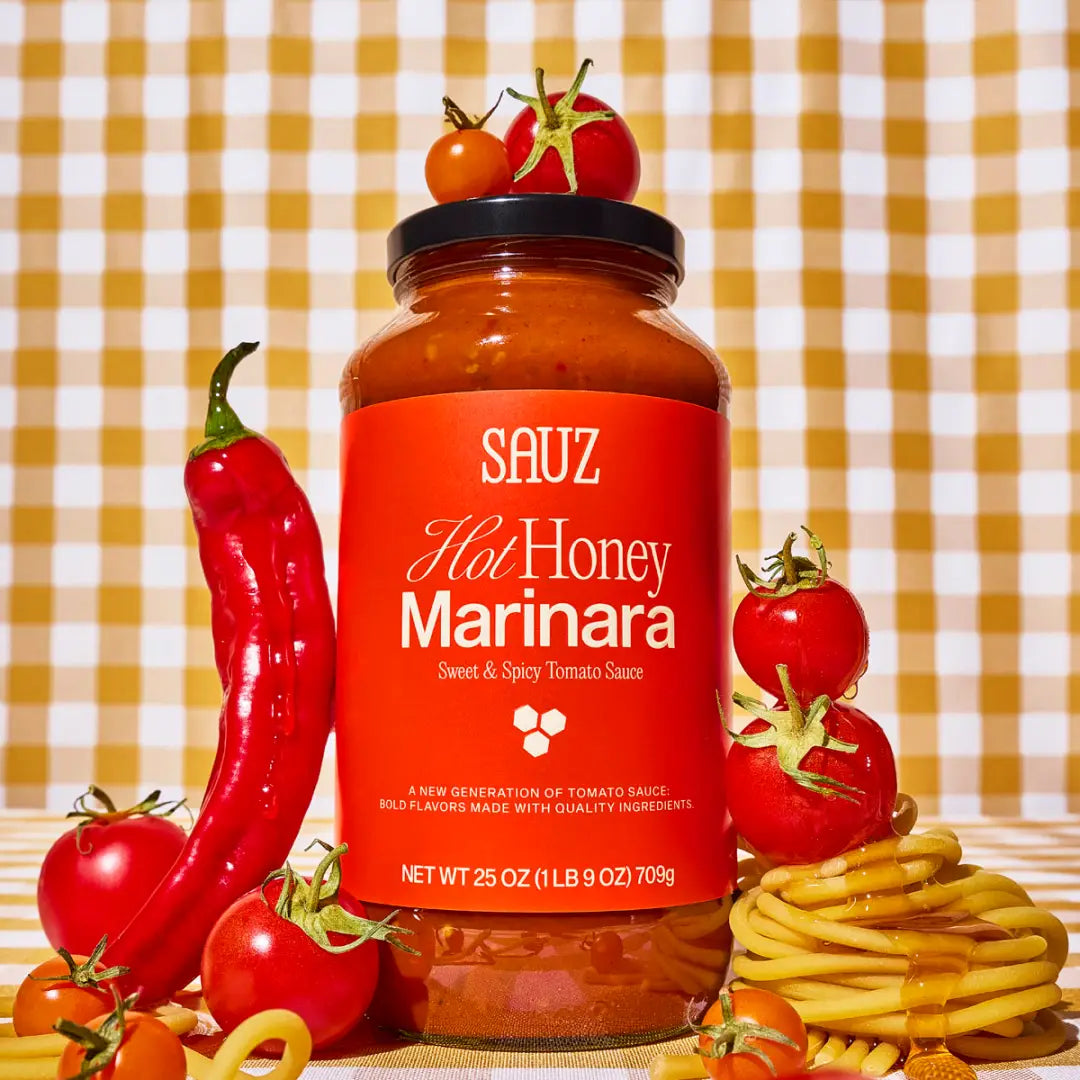 Sauz Pasta Sauce |  Hot + Honey Marinara  25 oz.