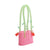 Melie Blanco Flor Pink Beaded Shoulder Bag