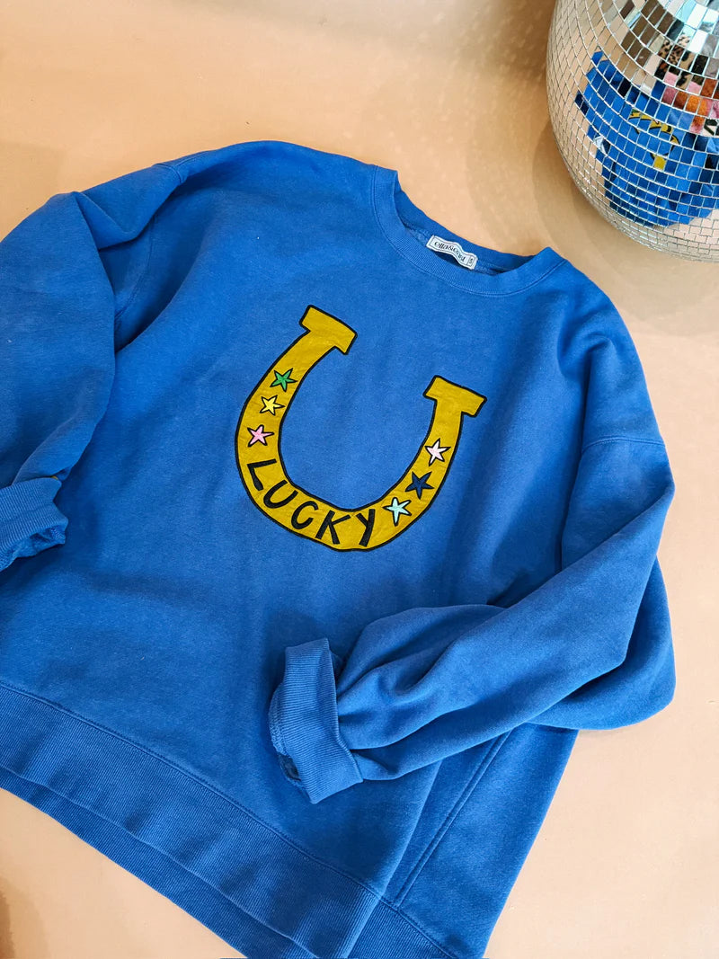 Lucky Sweatshirt | Blue
