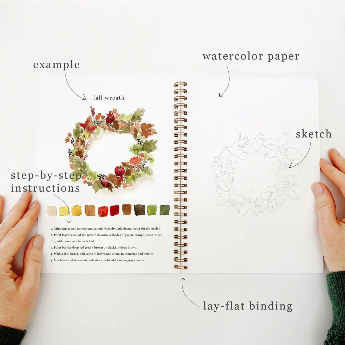 Emily Lex Studio | Autumn Watercolor Workbook