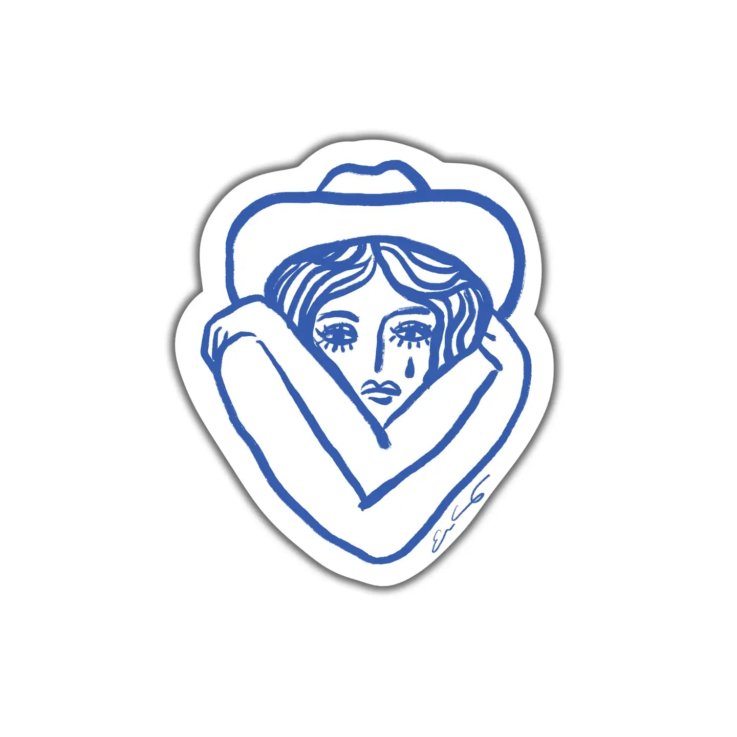 Cowgirl Blues Sticker