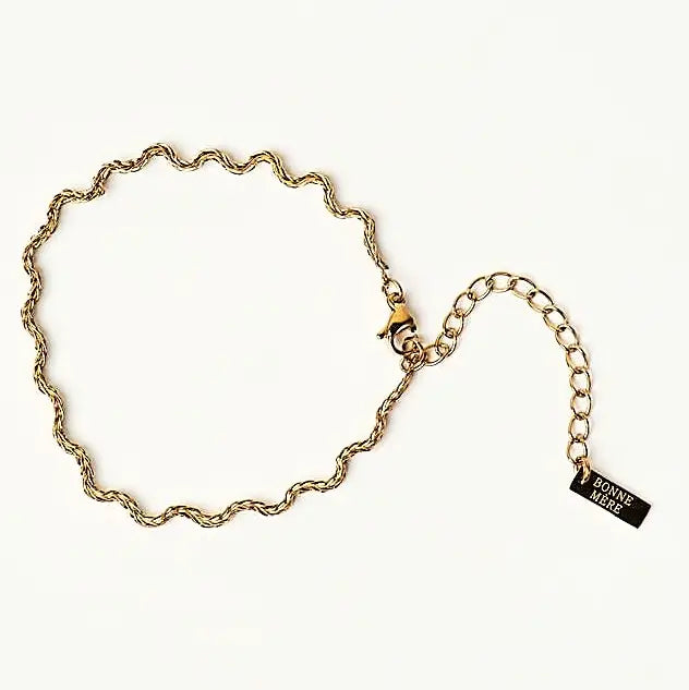 Bonne Mere Wavy Bracelet | Tarnish Free