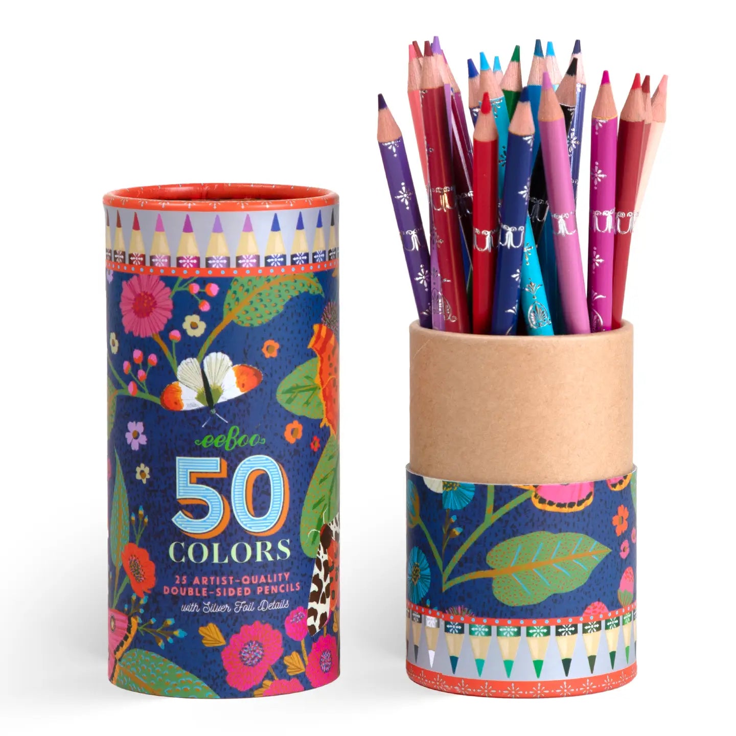Double Sided Colored Pencils | 25 Pencils 50 Colors