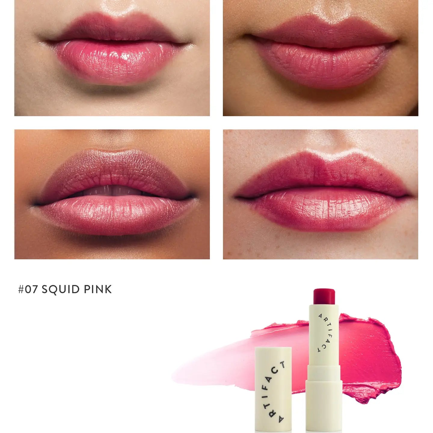 Artifact Soft Sail Blurring Tinted Lip Balm | Squid Pink