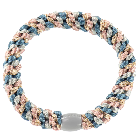 Kknekki Hair Tie | Mix Dusty Blue Dusty Rose