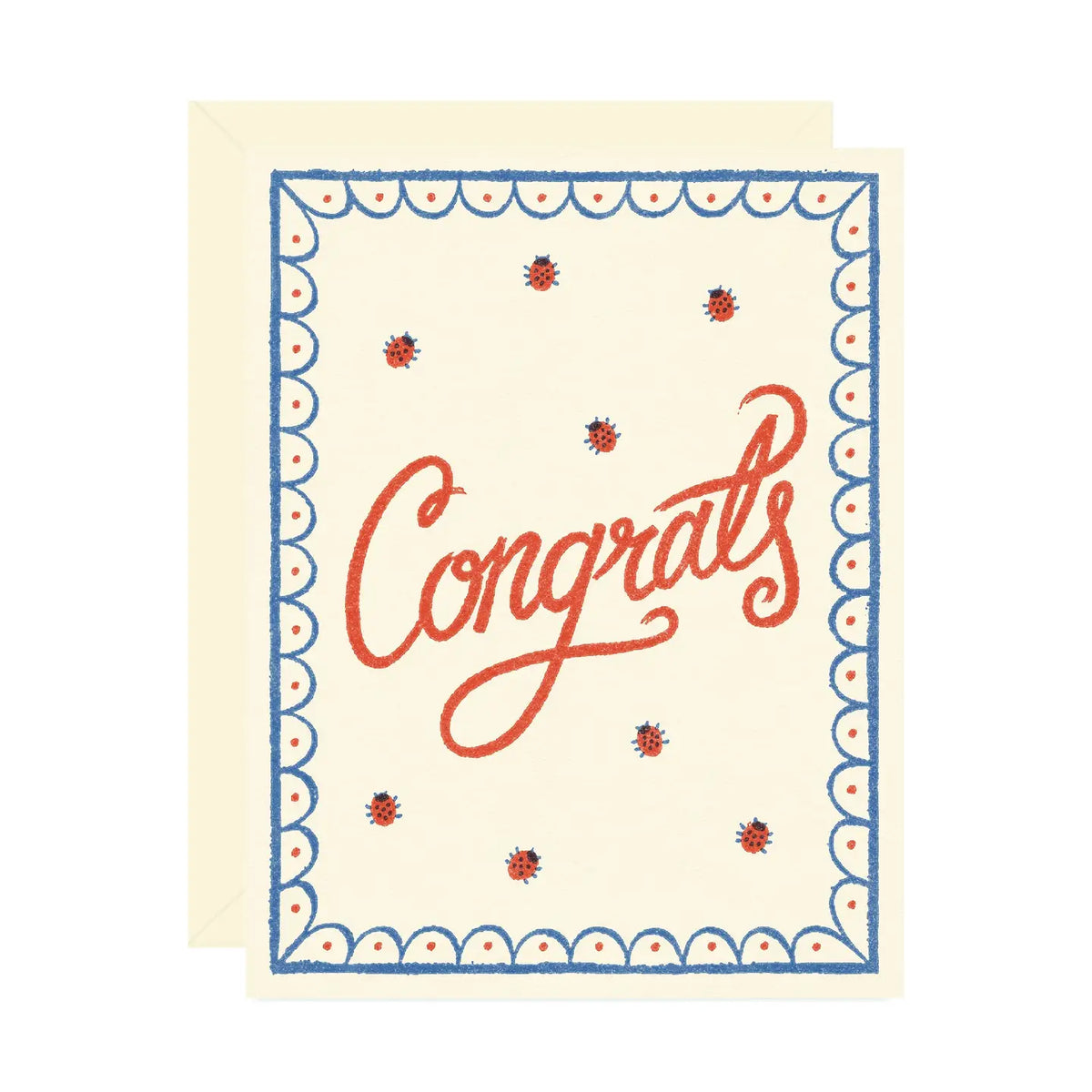 Congrats Ladybug Card
