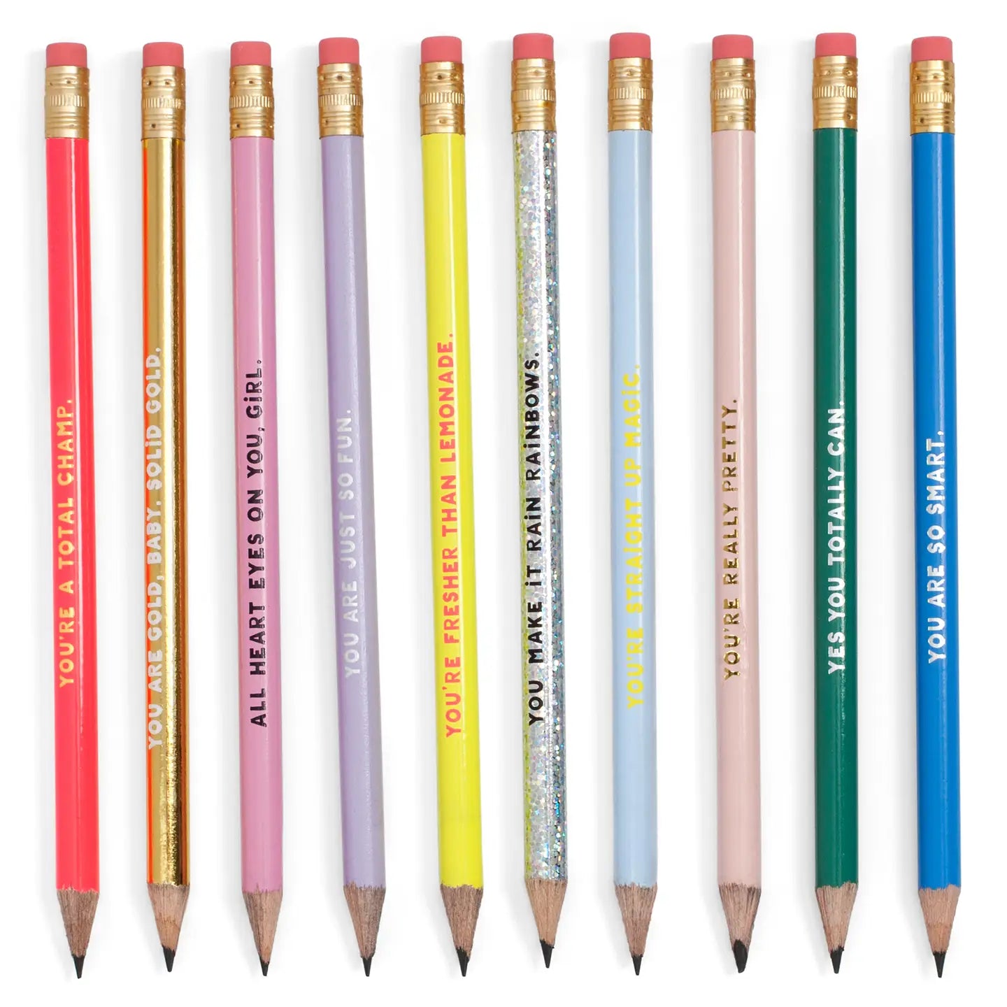 Ban.do Compliment Assorted Pencils | Set of 10