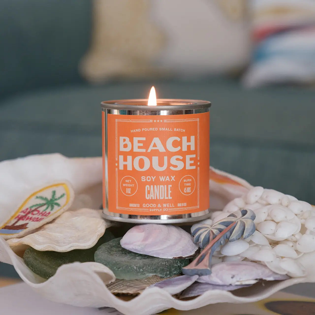 Beach House Soy Candle | 8 Oz.