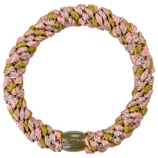 Kknekki Hair Tie | Mix Green Pink Multi