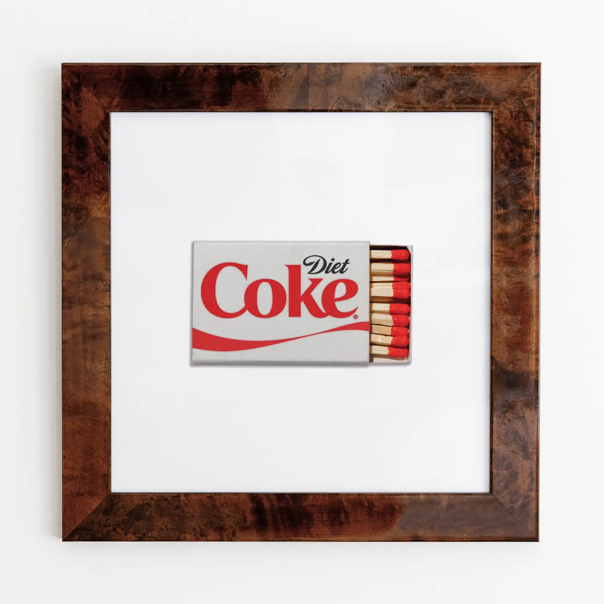 Diet Coke Matchbook Art Print | 12x12