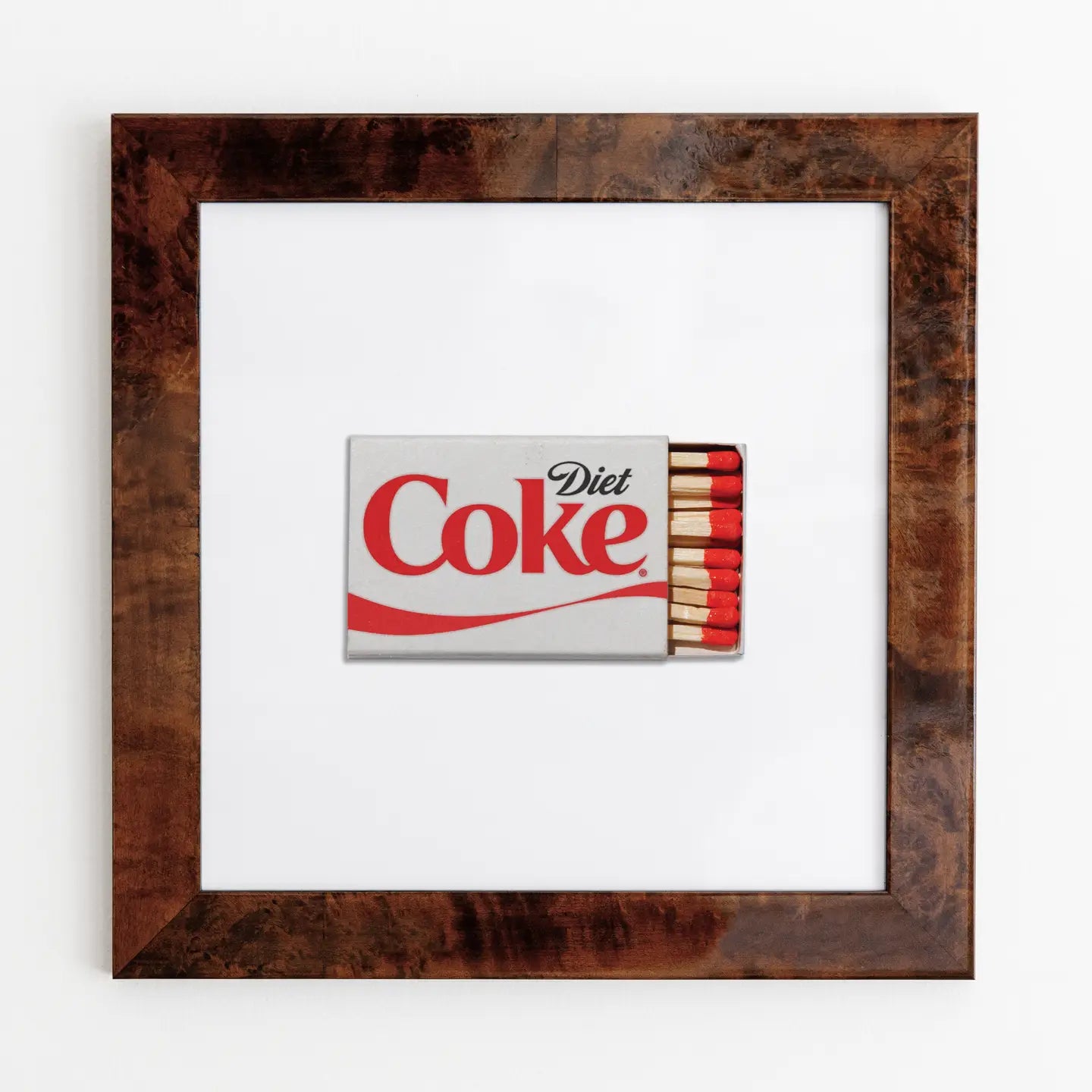 Diet Coke Matchbook Art Print | 12x12