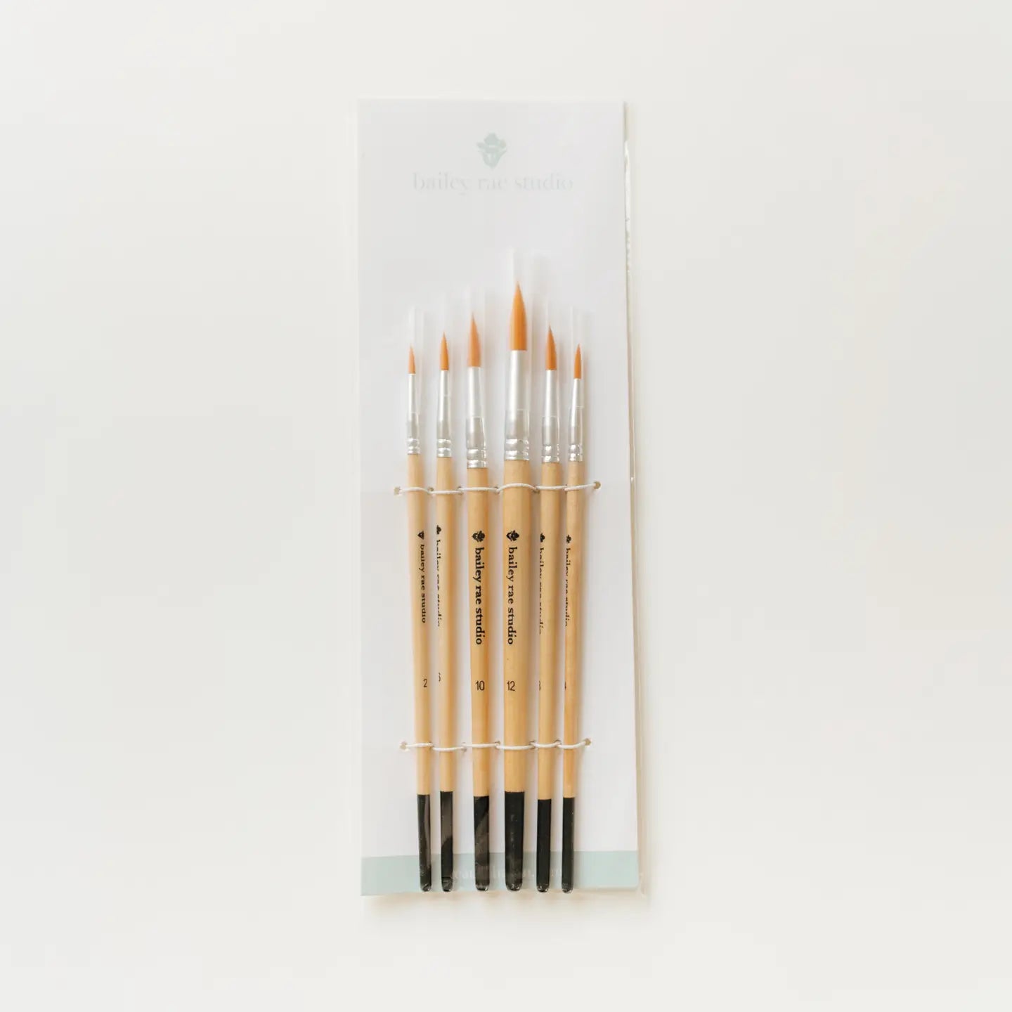 Round Tip Paintbrushes | Set Of 6