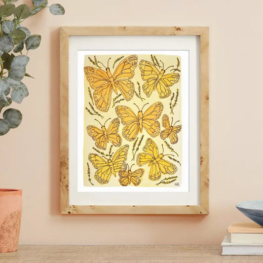 Kim Hoppe 11x14 Art Print | Butterfly
